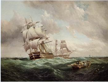 unknow artist Seascape, boats, ships and warships. 11